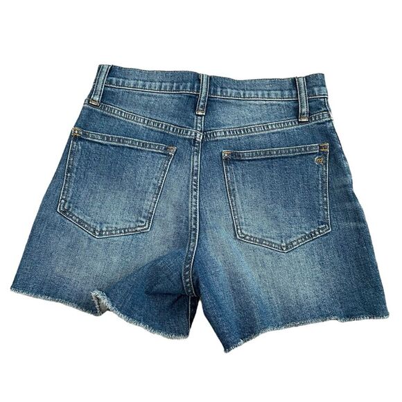 Madewell High-Rise Denim Shorts Cutoff Edition Glenoaks Wash Size 24 - Picture 5 of 10